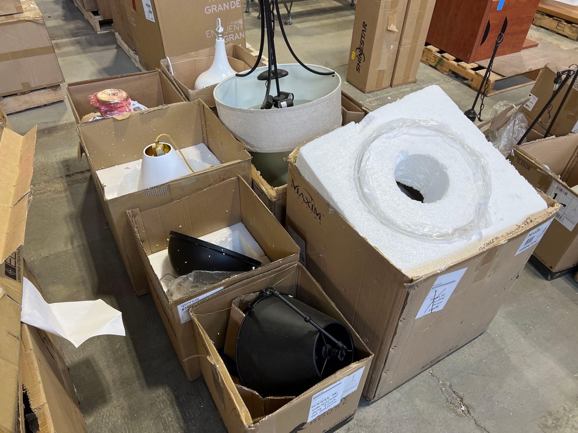 Lot of Assorted Light Fixtures - Bild 4 aus 11