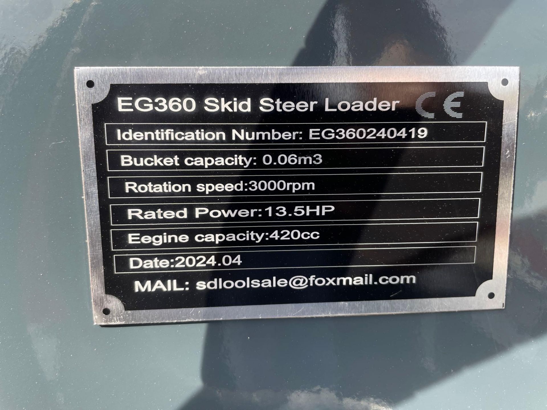 2024 EGN EG360 Skid Steer Loader - Image 5 of 13