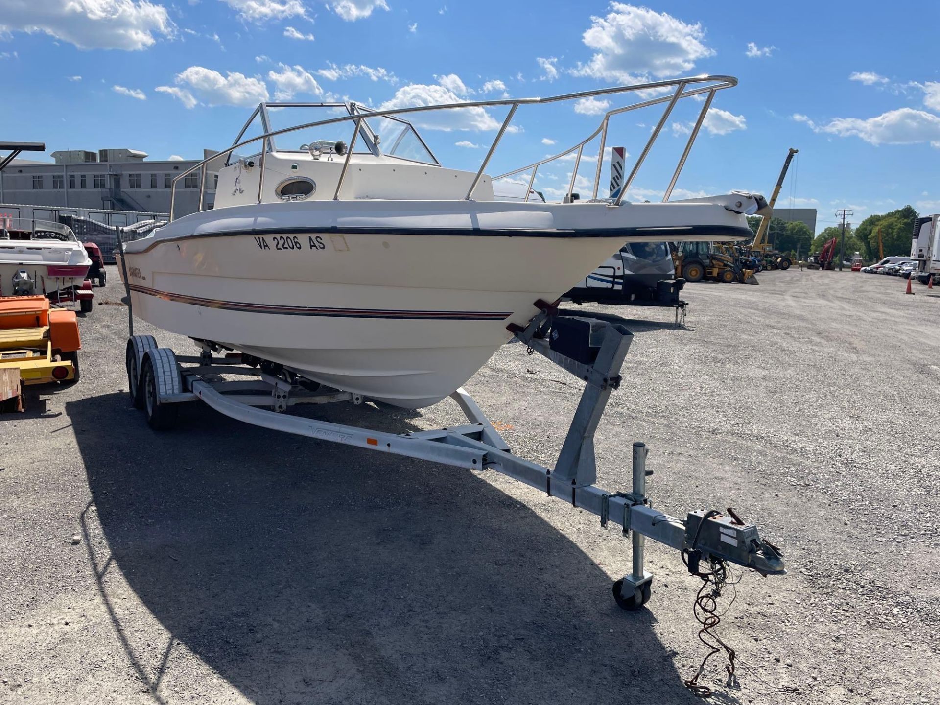 1997 Sea Master 24.4' Boat With Venture Trailer - Image 4 of 20