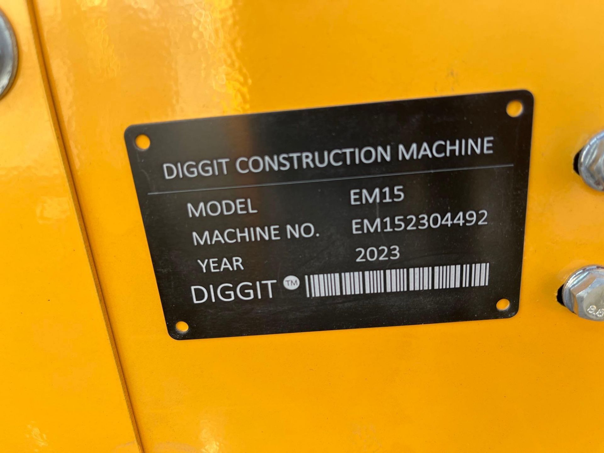 Diggit EM15 Crawler Excavator - Image 5 of 17