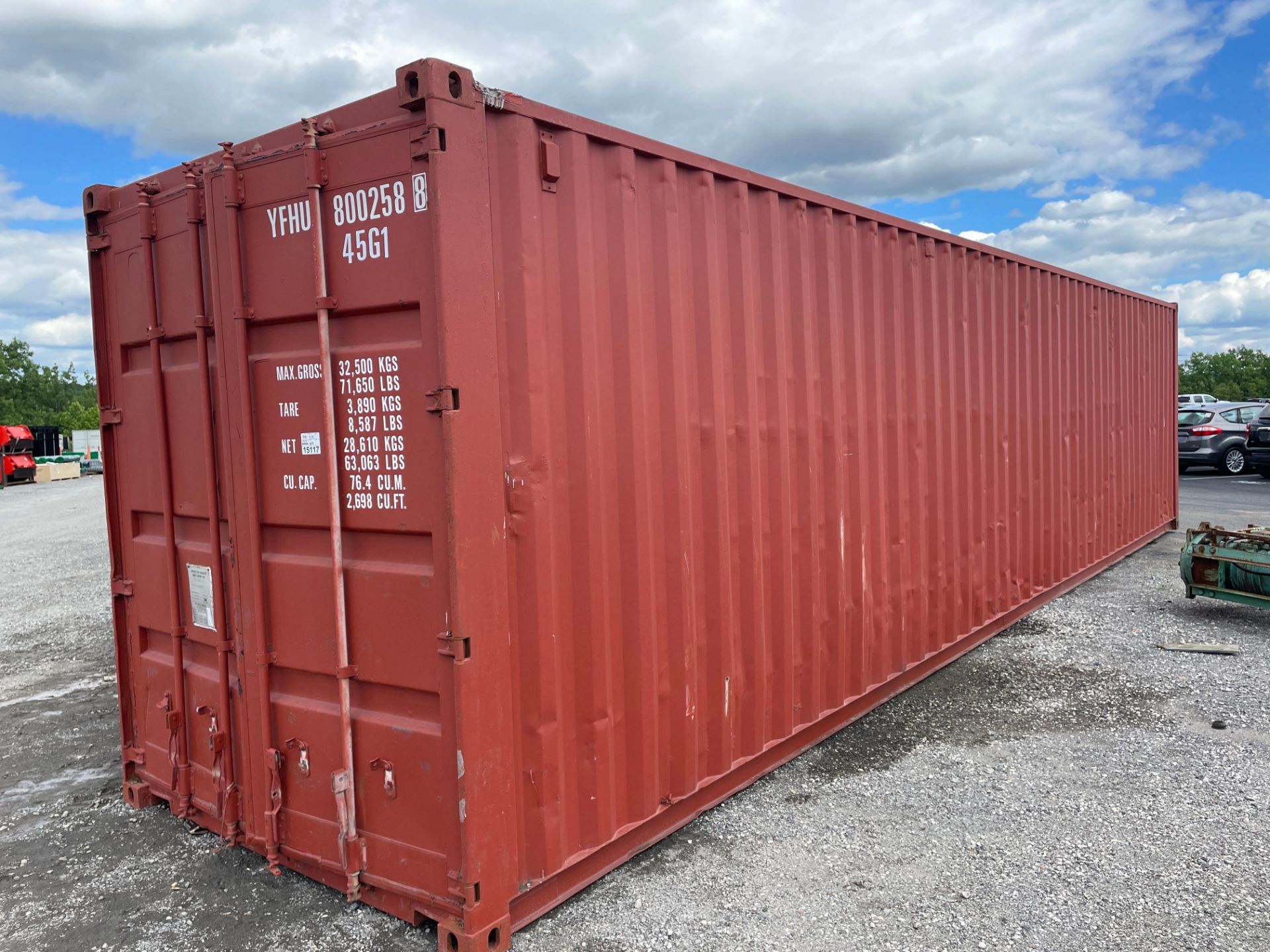 40' High Cube Shipping Container