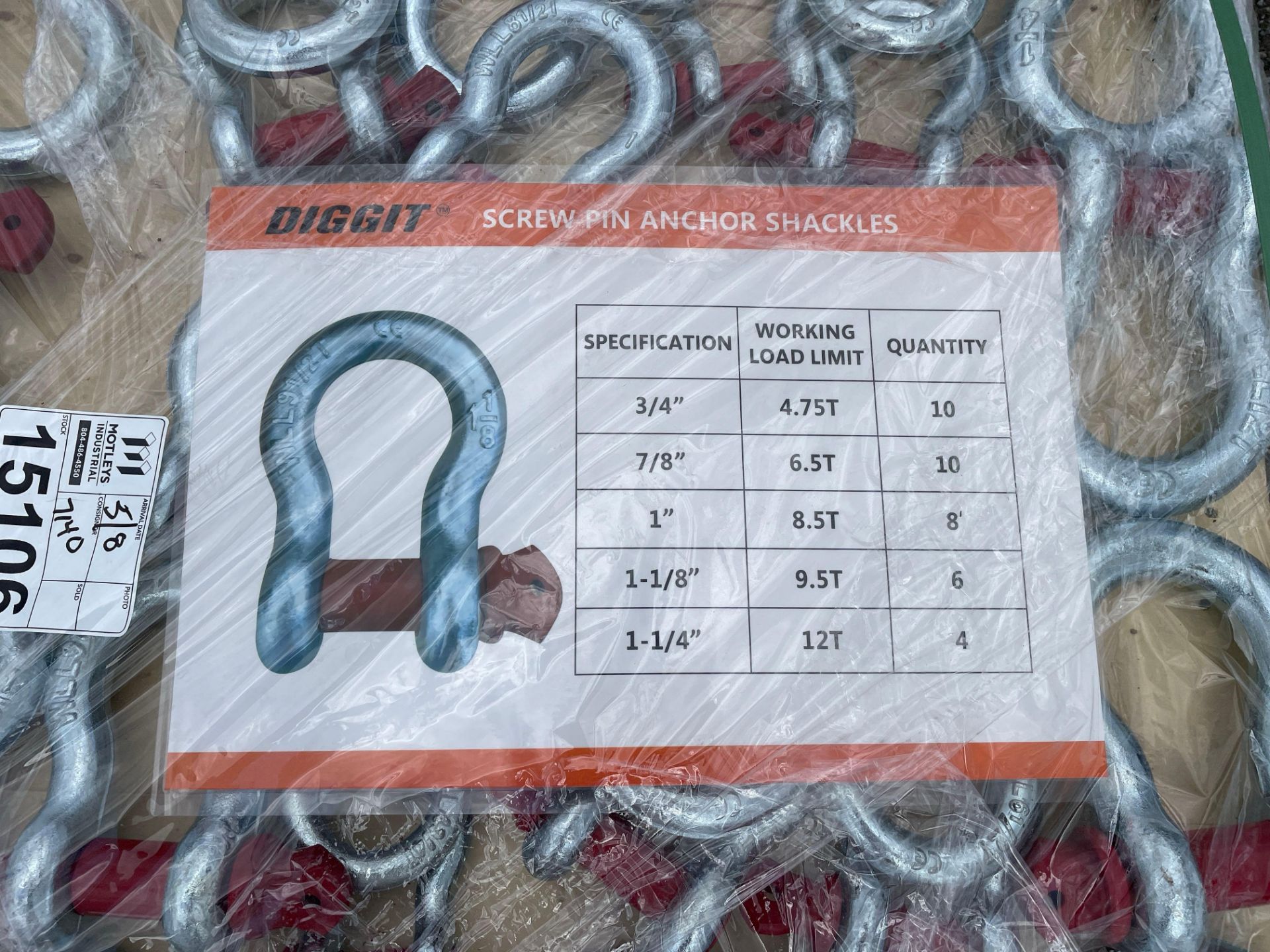 Diggit Screw Pin Anchor Shackles - Image 5 of 5