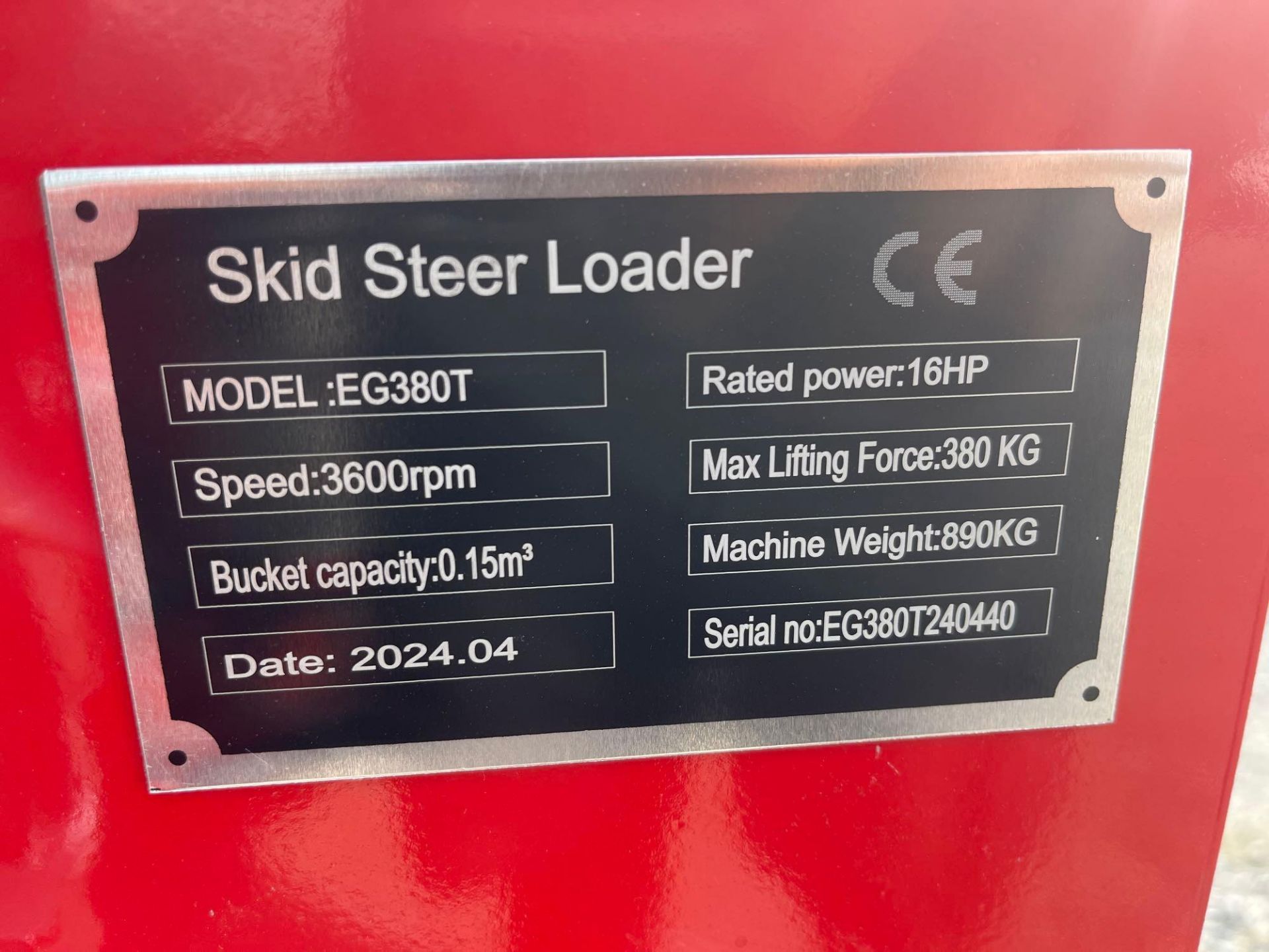 2024 EGN EG380T Skid Steer Loader - Image 3 of 14