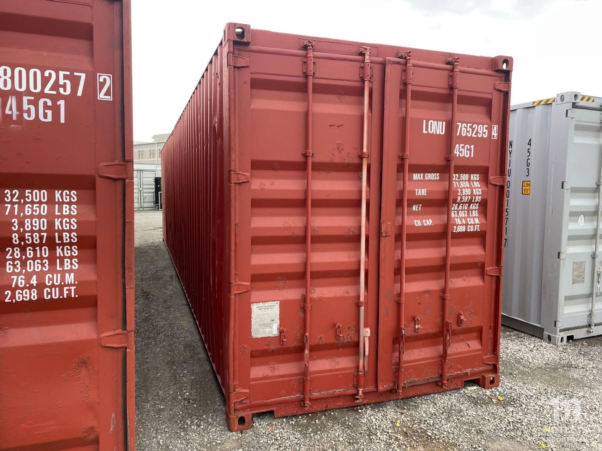 40' High Cube Shipping Container - Image 2 of 9