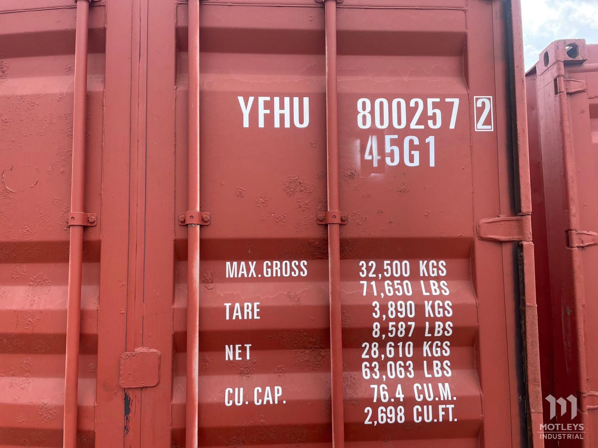 40' High Cube Shipping Container - Image 7 of 7