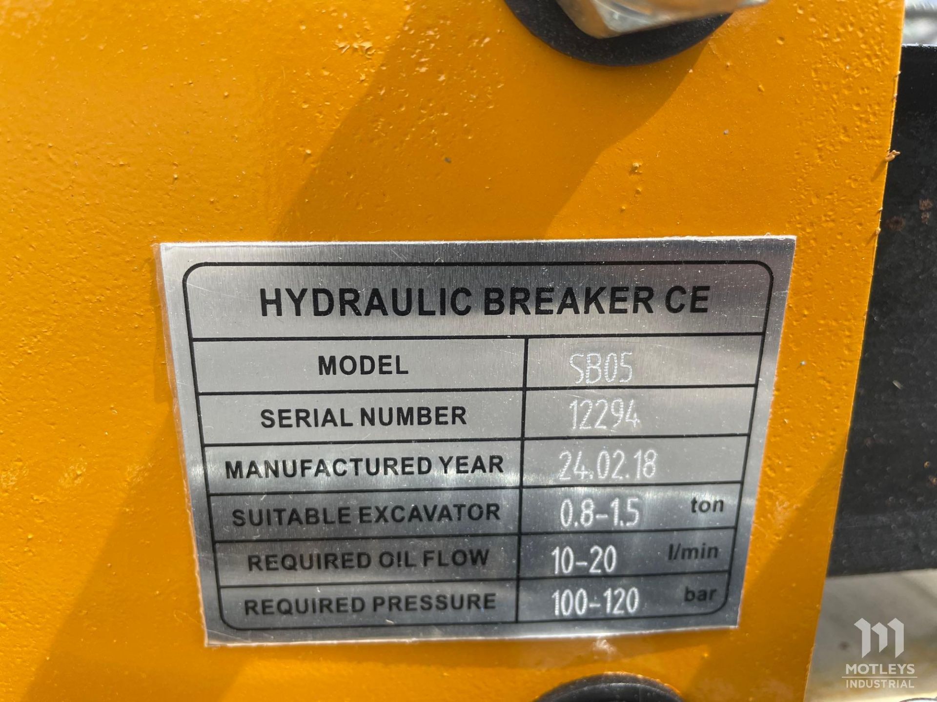 2024 Miva SB05 Excavator Hydraulic Breaker - Image 5 of 5