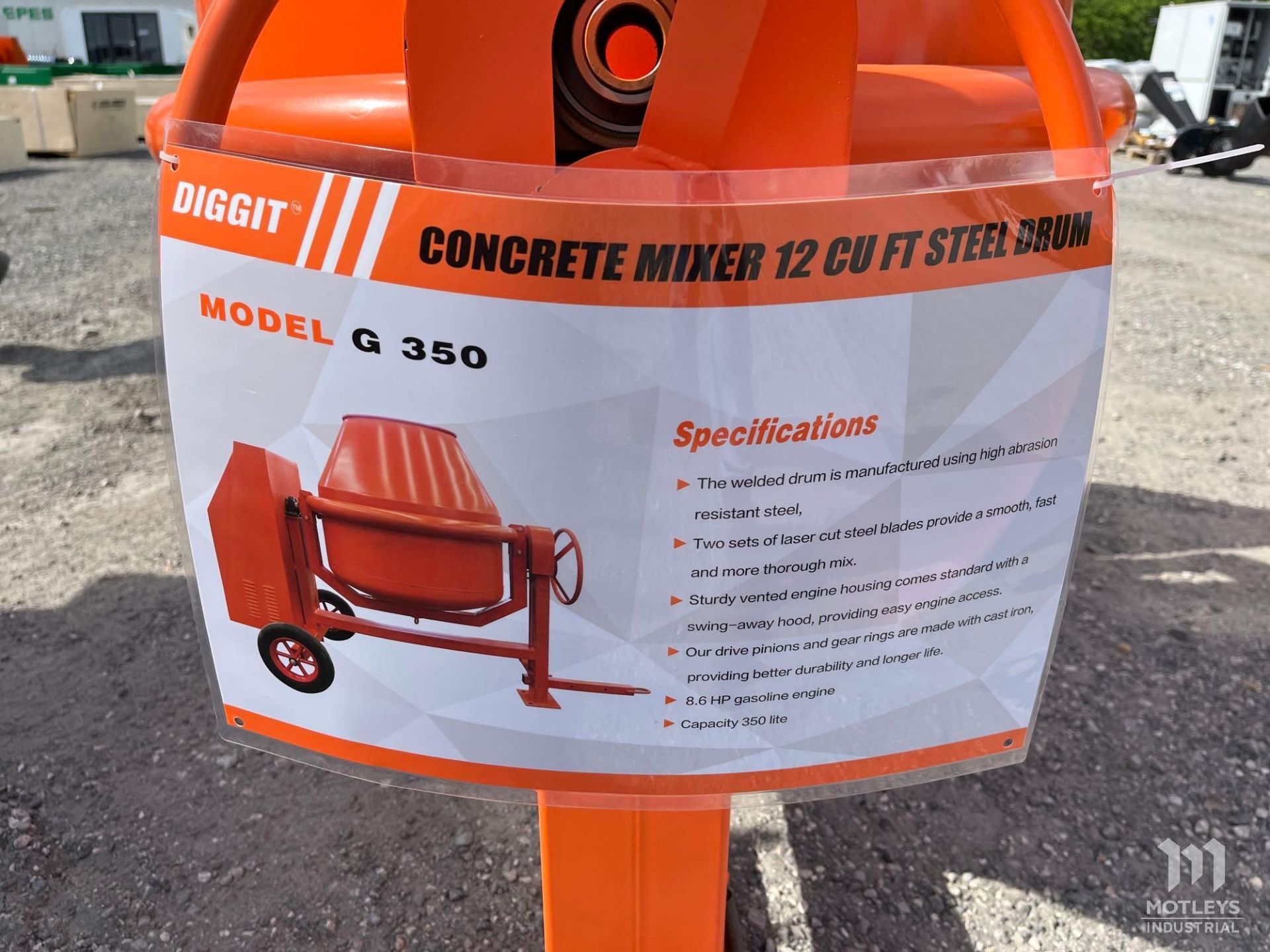 Diggit G350 Concrete Mixer - Image 7 of 10