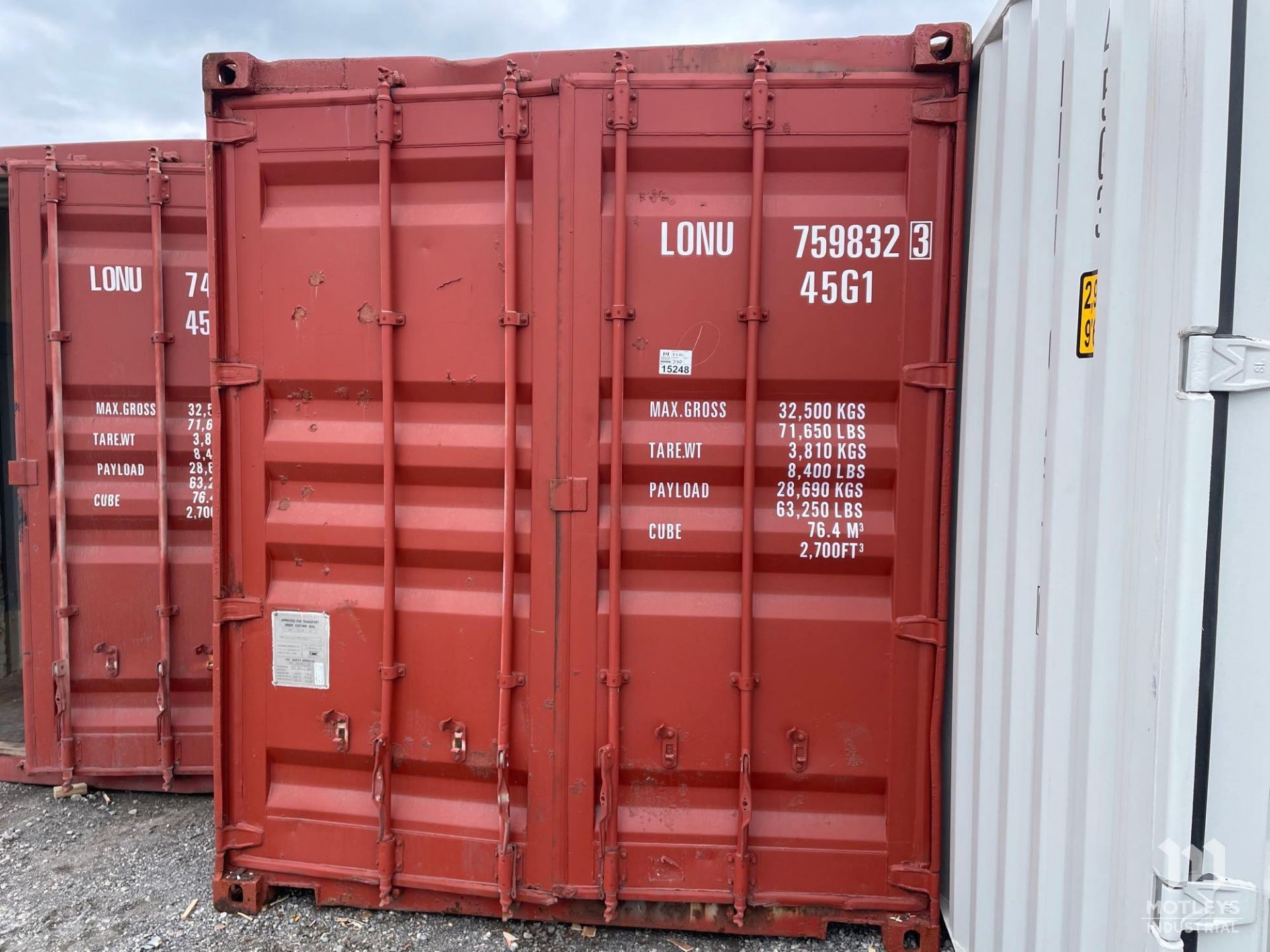 40' High Cube Shipping Container - Image 2 of 9