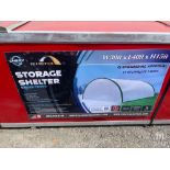 2024 Golden Mount S304015R-PE Dome Storage Shelter