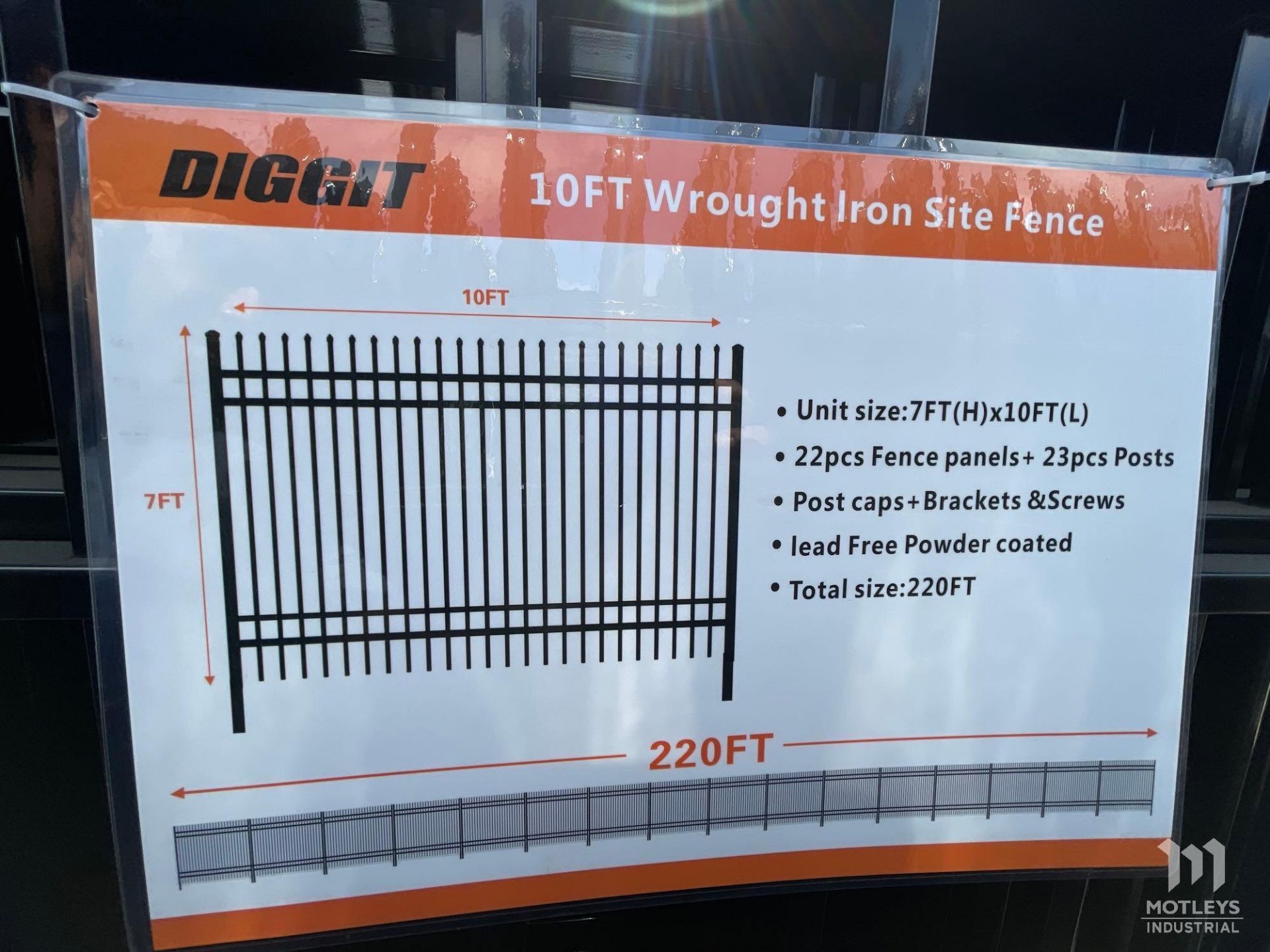 Diggit F10 Wrought Iron Fencing - Image 7 of 7