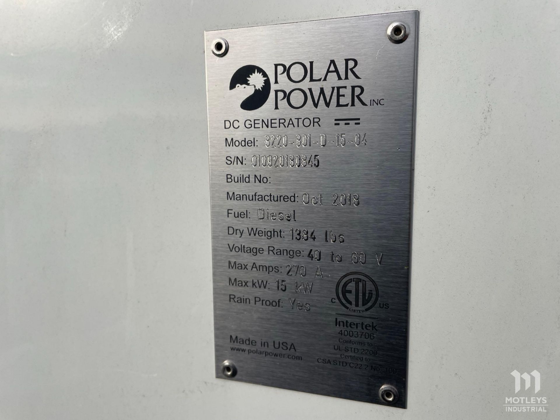 2019 Polar Power Generator - Image 5 of 17