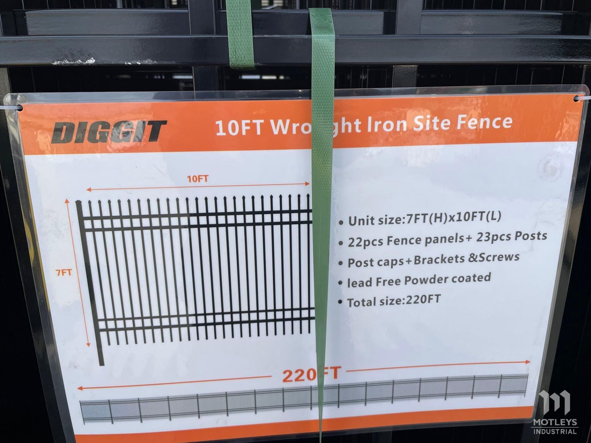 Diggit F10 Wrought Iron Fencing - Image 7 of 7