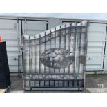 2024 Greatbear 14' Bi- Parting Wrought Iron Gates, 1 Set