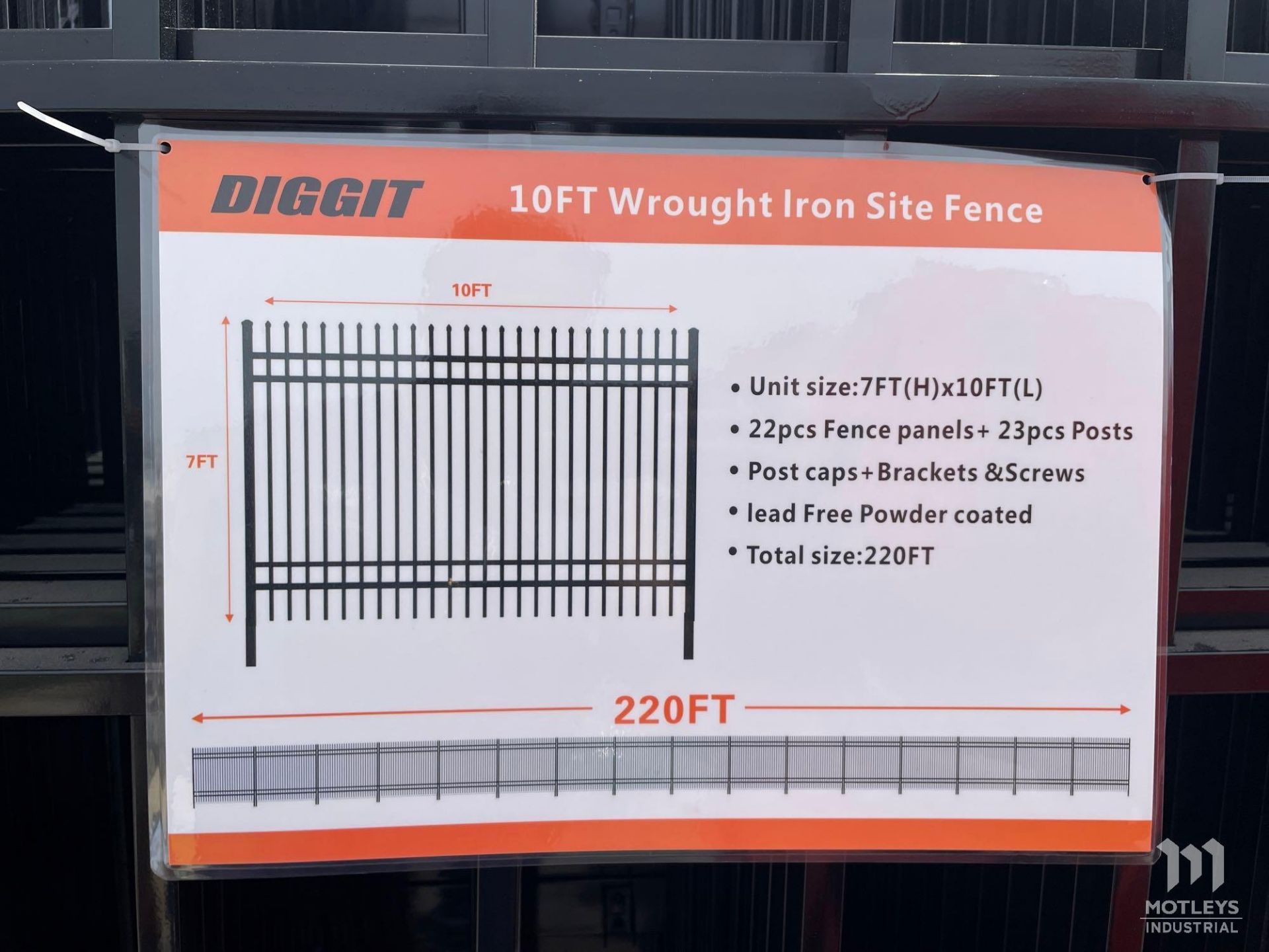 F10 Wrought Iron Fence - Image 8 of 8