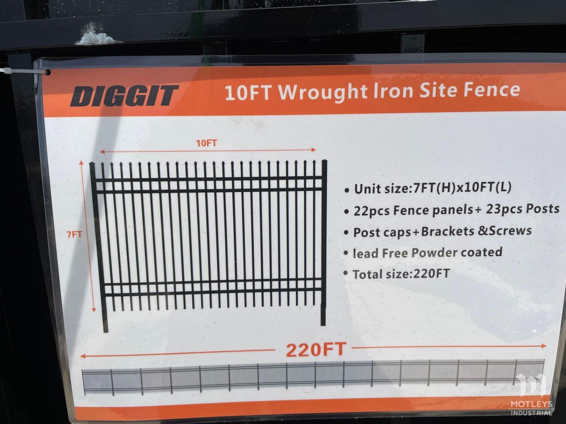 Diggit F10 Wrought Iron Fencing - Image 5 of 7