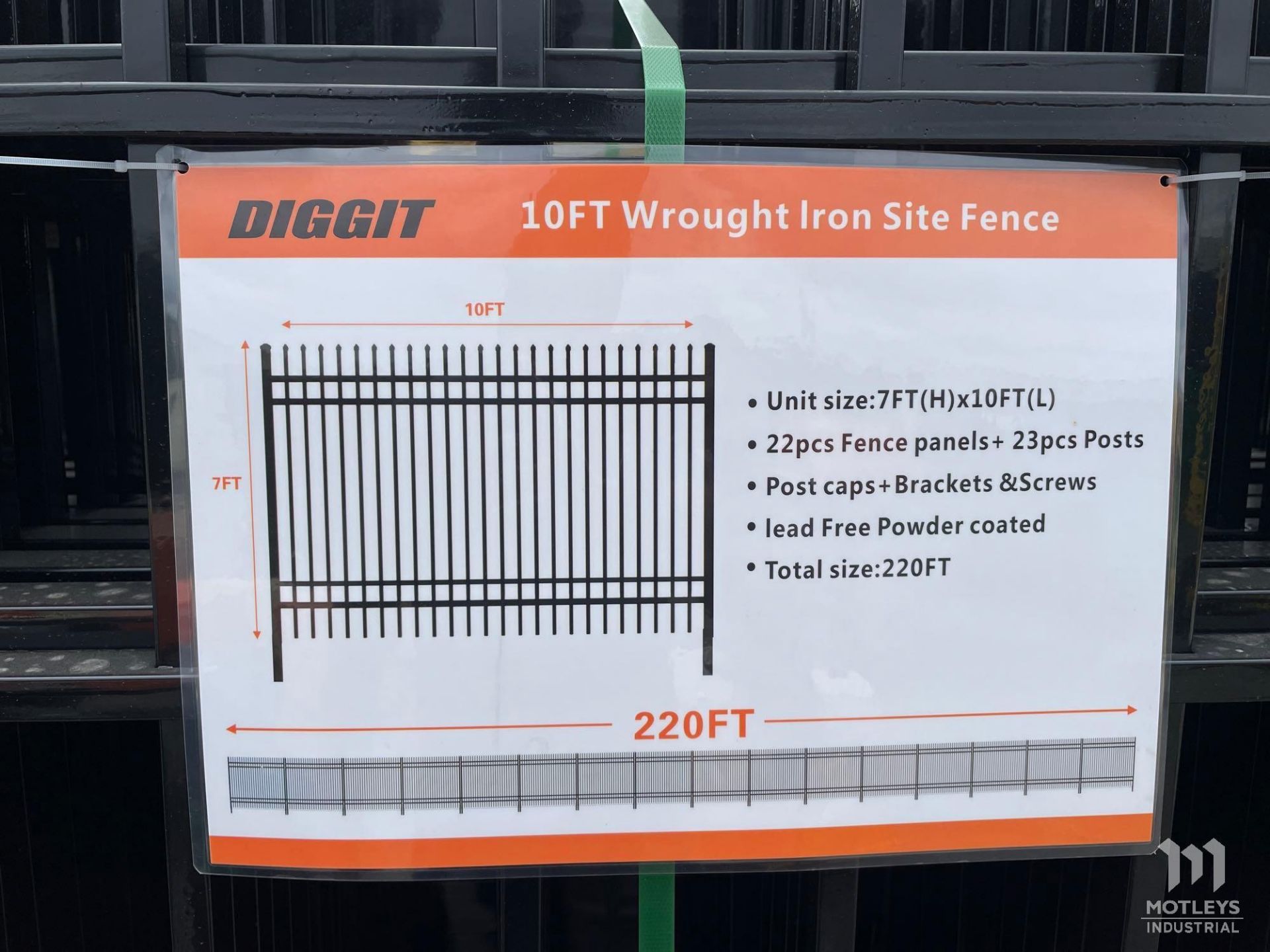 Diggit F10 Wrought Iron Fencing - Image 7 of 7