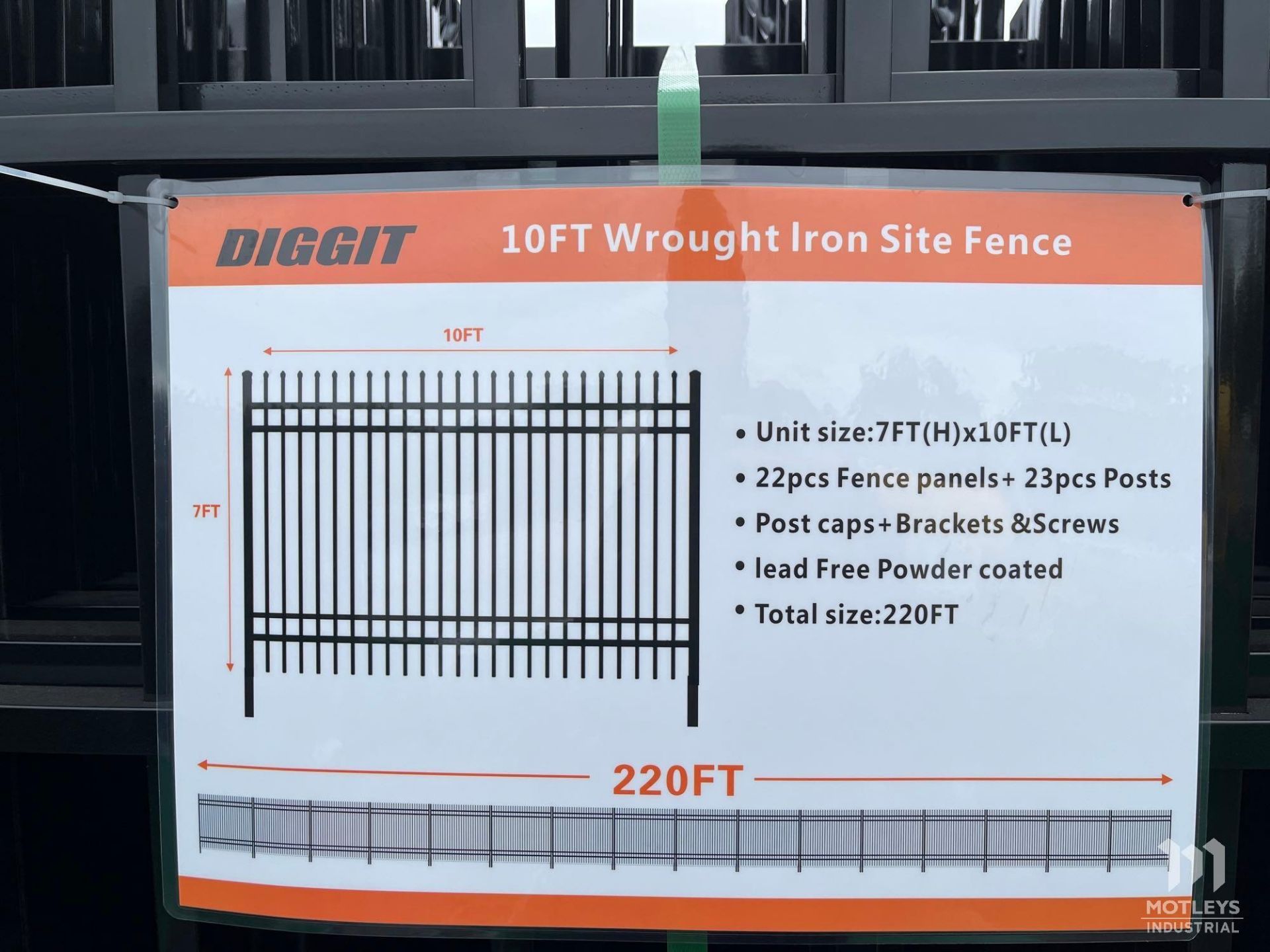 Diggit F10 Wrought Iron Fencing - Image 6 of 7