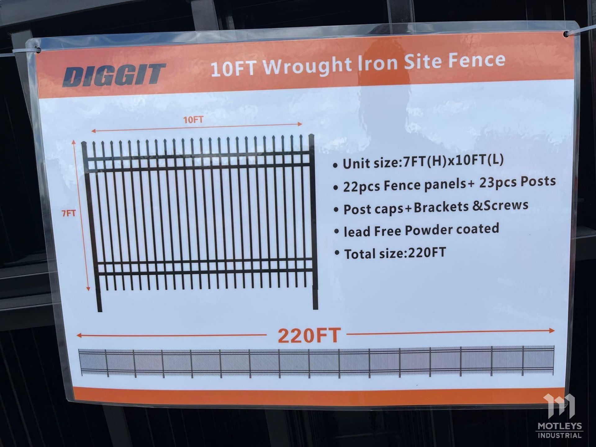 Diggit F10 Wrought Iron Fencing