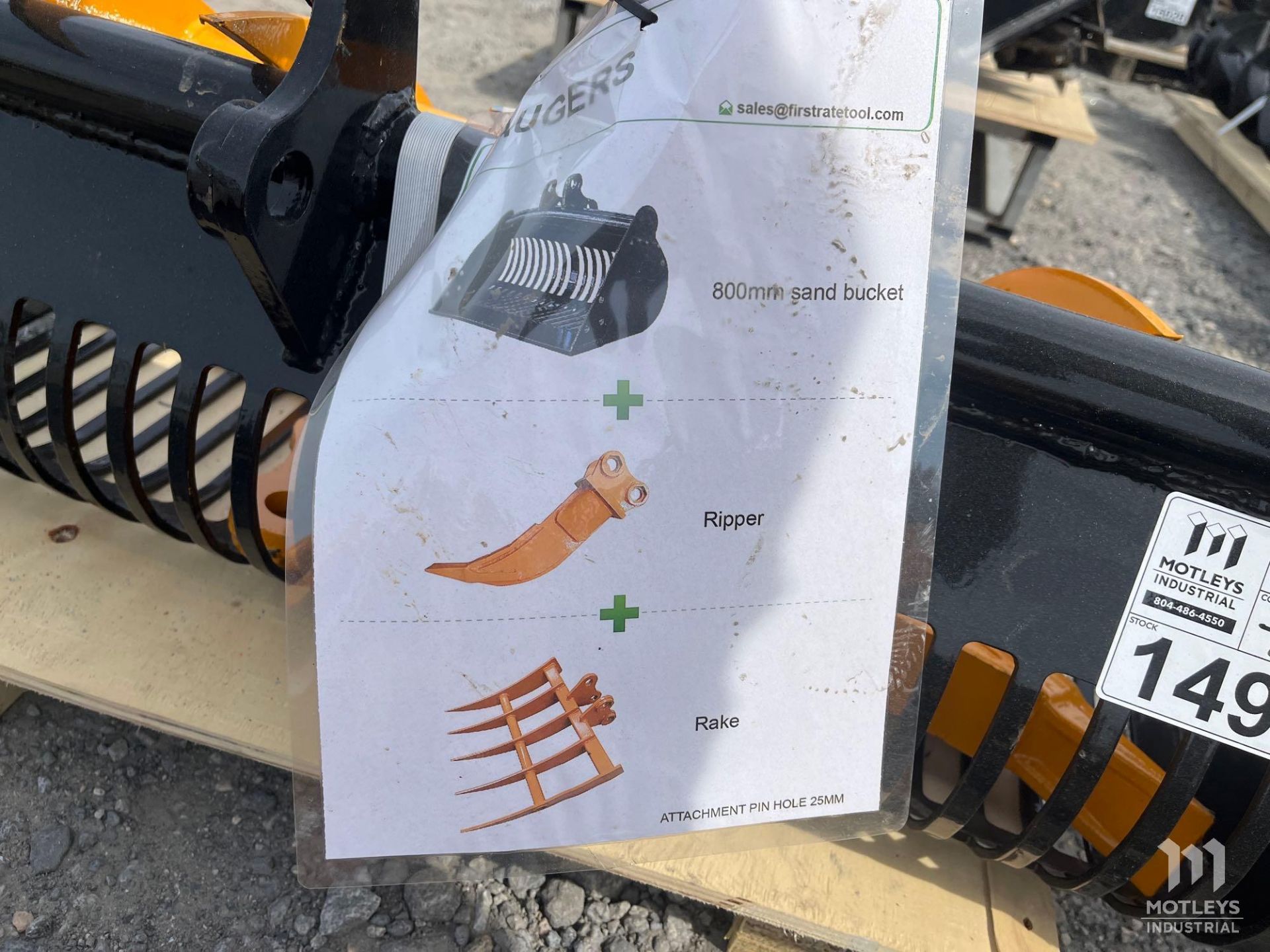 2024 Miva Excavator Attachment Set, 3 Pieces - Image 5 of 5