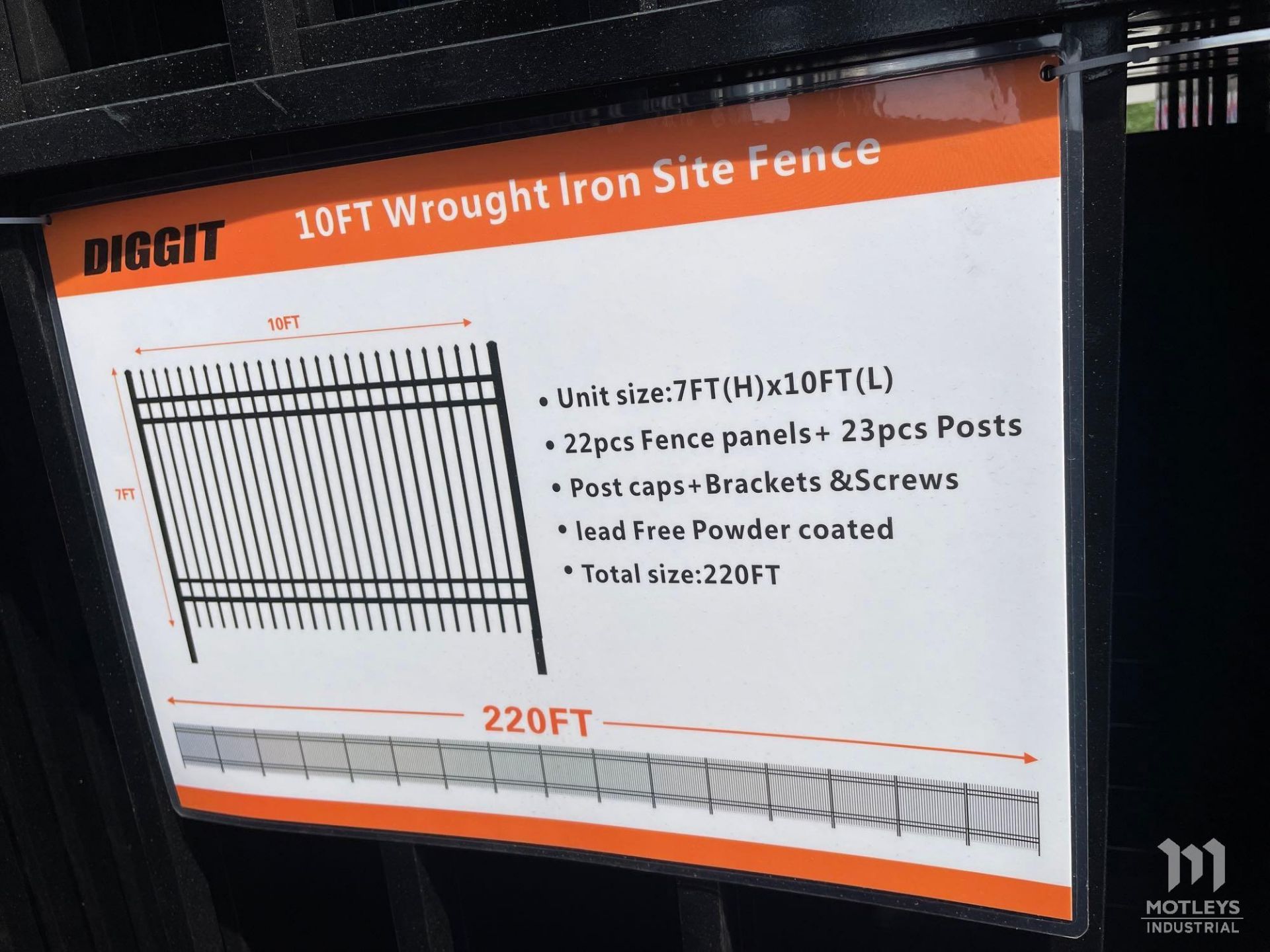 Diggit F10 Wrought Iron Fencing - Image 5 of 7