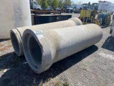 (2) 8' Sections of Concrete Culvert Pipe