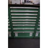 9 DRAWER HEAVY DUTY INDUSTRIAL STEEL INVENTORY CABINET