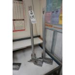 LOT TO INCLUDE: (1) MITUTOYO VERNIER HEIGHT GAGE 24", (1) PHASE II VERNIER HEIGHT GAGE 24"