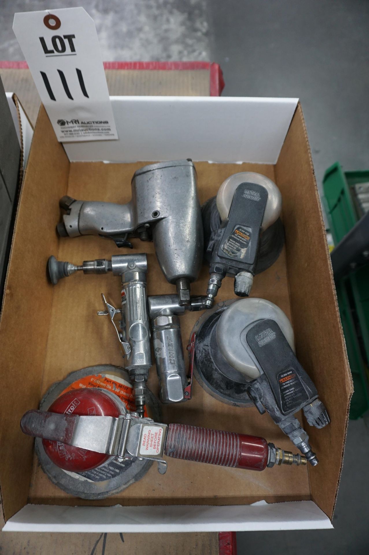 LOT TO INCLUDE: MISC. PNEUMATIC IMPACT WRENCH AND AIR SANDERS - Image 2 of 2