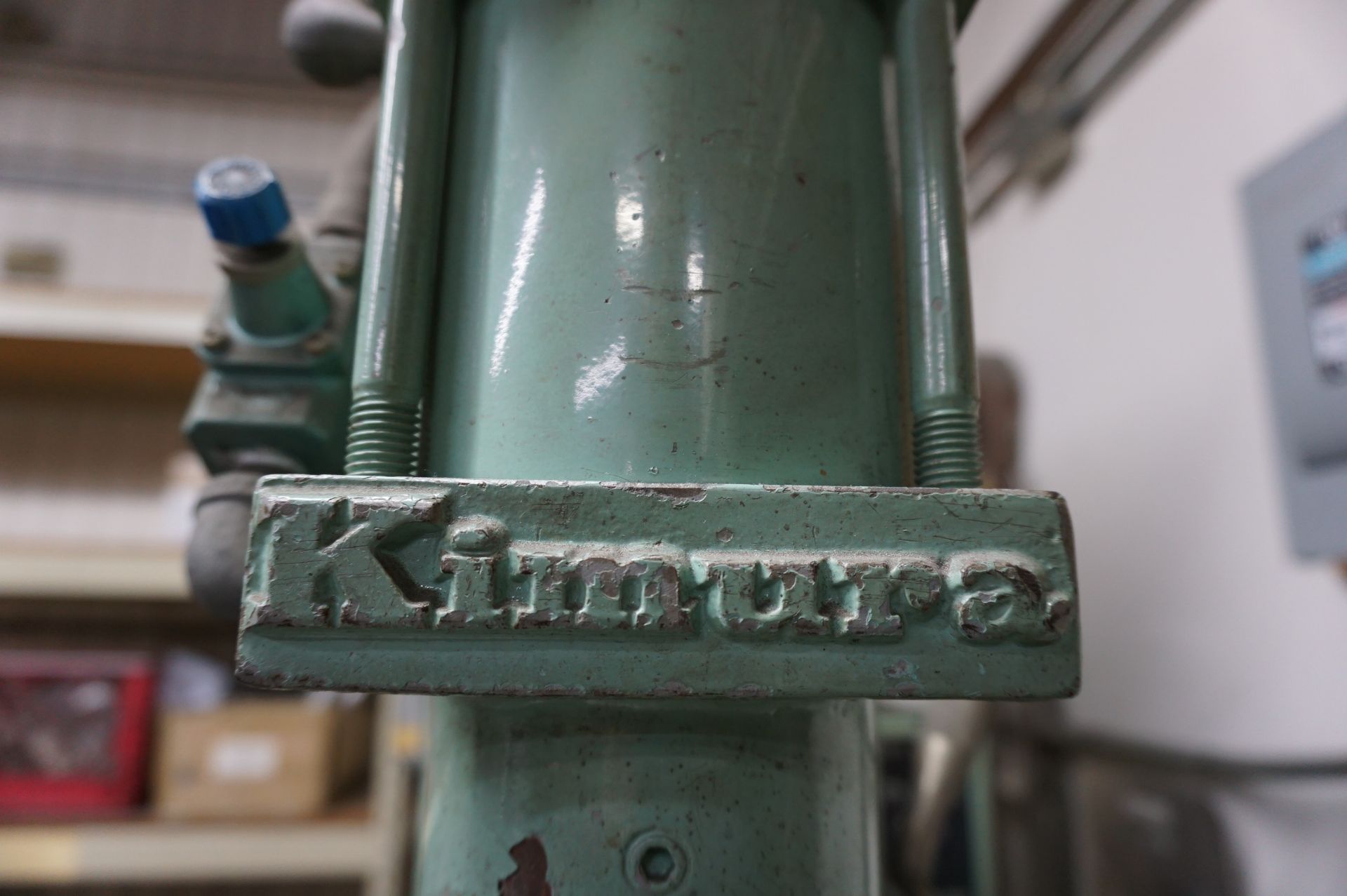 1987 KIMURA SPOT WELDER MODEL SW-358A, S/N 56936, RATED CAPACITY 33 KVA, 250 KG, BERNARD COOLER, - Image 3 of 7