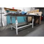 LOT TO INCLUDE: (1) TABLE USED FOR TIG WELDING. 42" X 72" WORKING AREA, 1" THICK HEAVY STEEL TOP,
