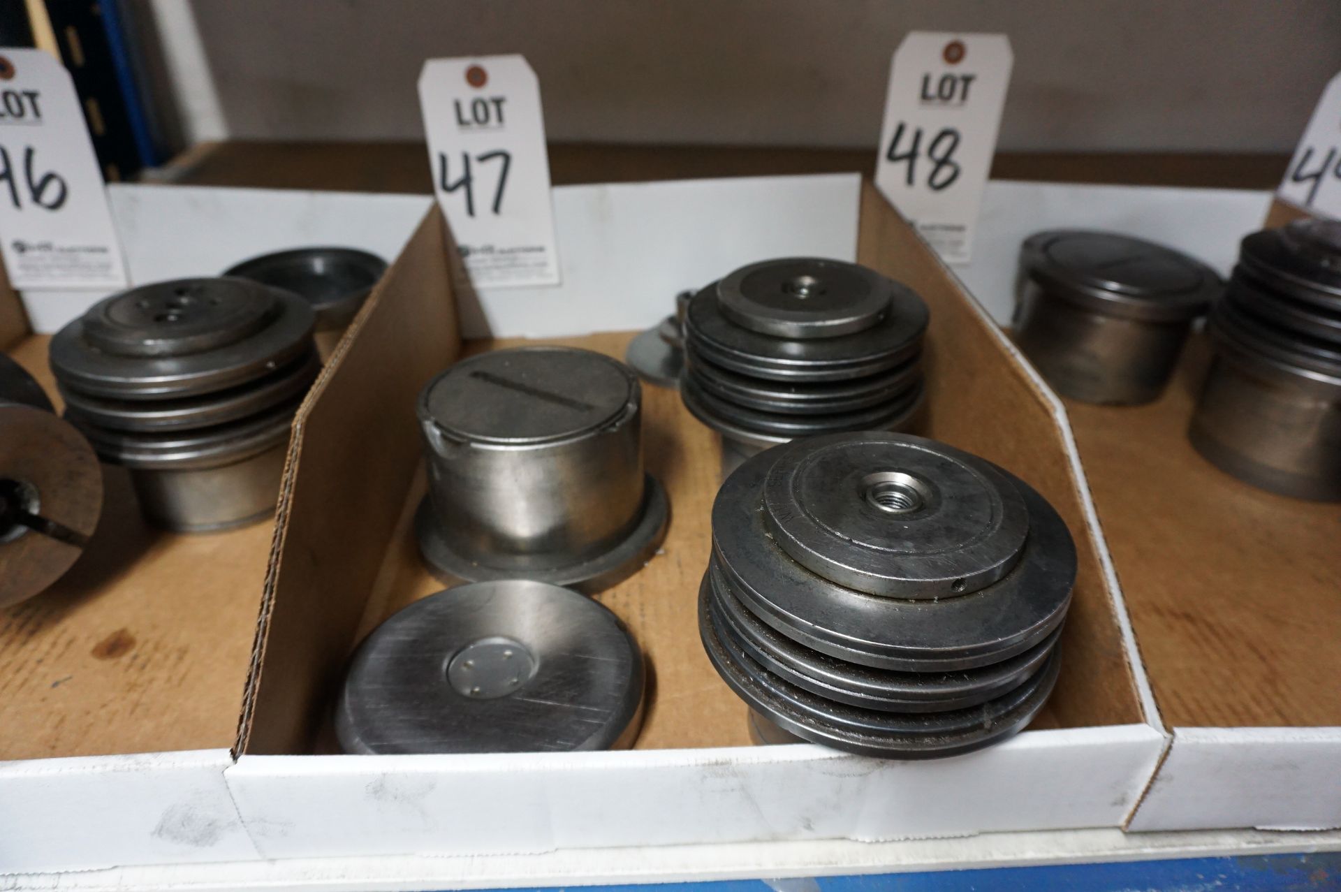 (2) WILSON 3 1/2" PUNCH TOOL, MISC. DIES