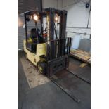 HYSTER LIFT TRUCK MODEL S50XL, S/N C187V08618R, APPROX WEIGHT 8500 LBS, MAX LOAD 4550 LBS, SIDE