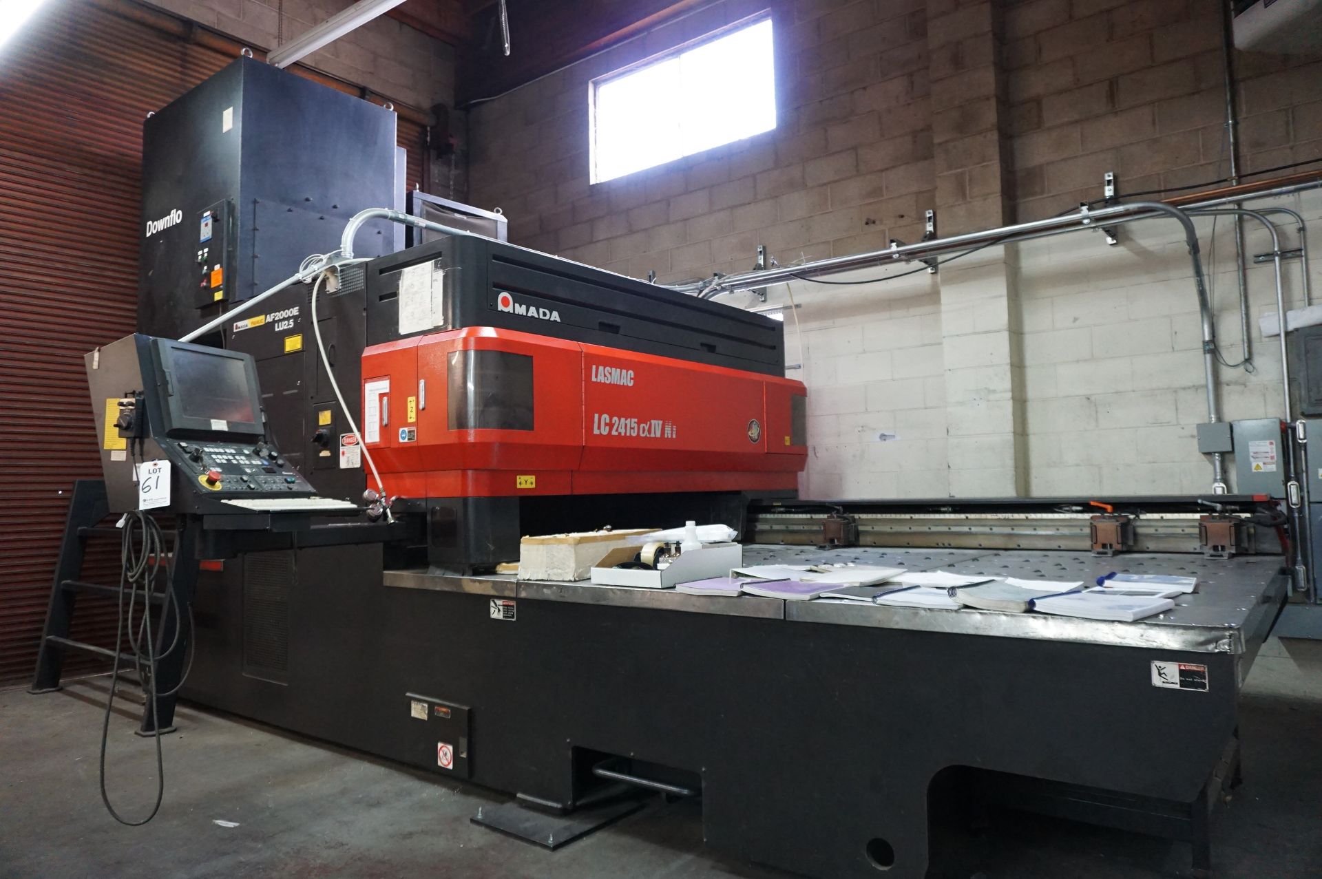 2008 AMADA LASMAC LC2415A4NT LASER S/N 45581284, 2000W LASER WITH AMADA FANUC CONTROL OSCILLATOR