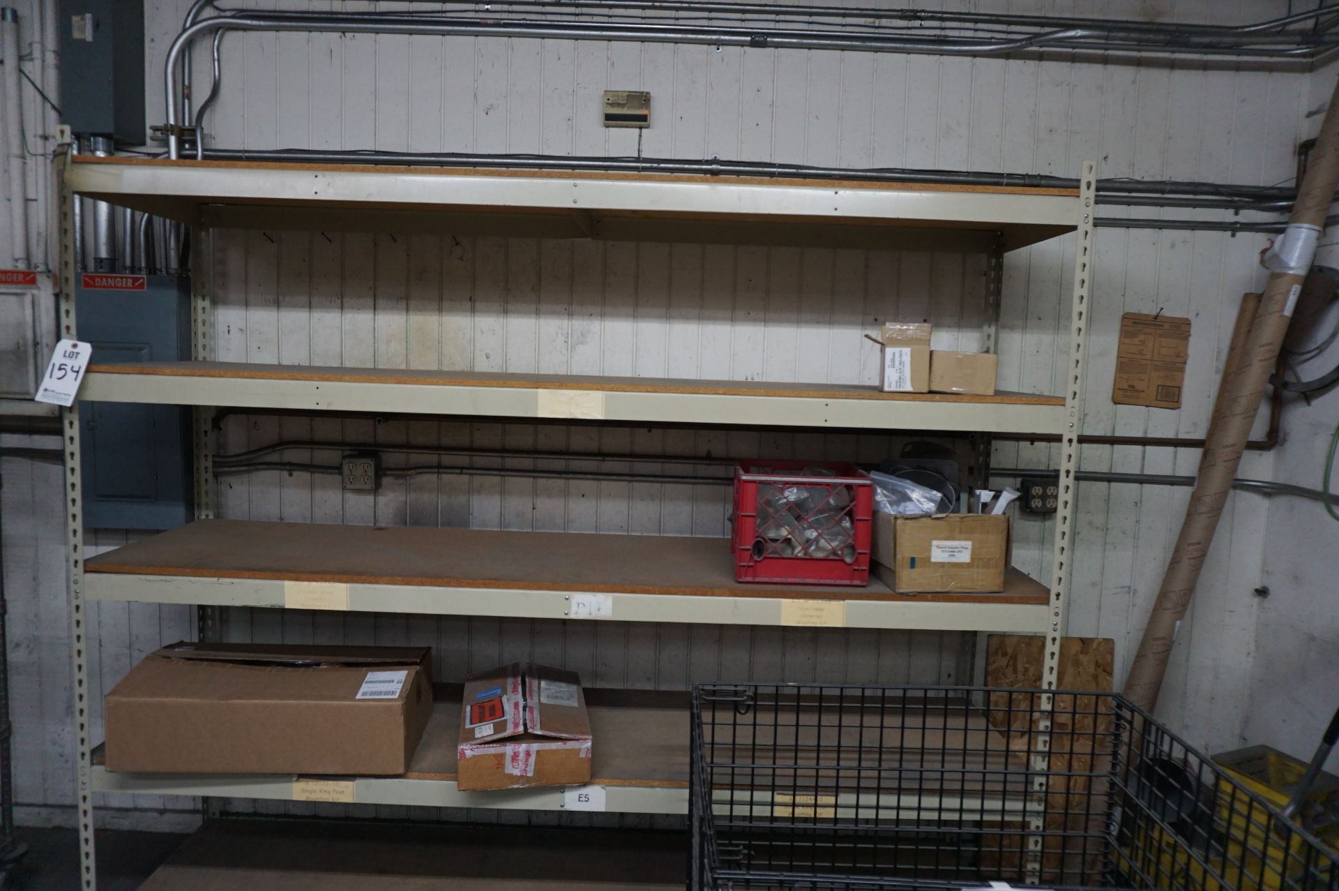 SHIPPING AREA WITH CONTENTS TO INCLUDE:EBRA LP 2844 LABEL PRINTER, DIGITAL SCALE, SHELVING UNIT 2' X - Image 8 of 21