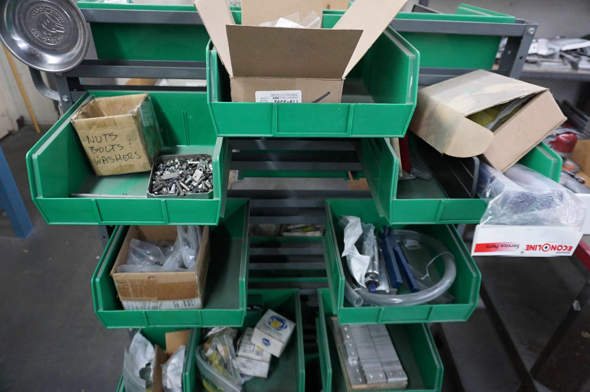 ROLLING HARDWARE ORGANIZER CART WITH CONTENTS TO INCLUDE: MISC. HARDWARE - Image 6 of 7