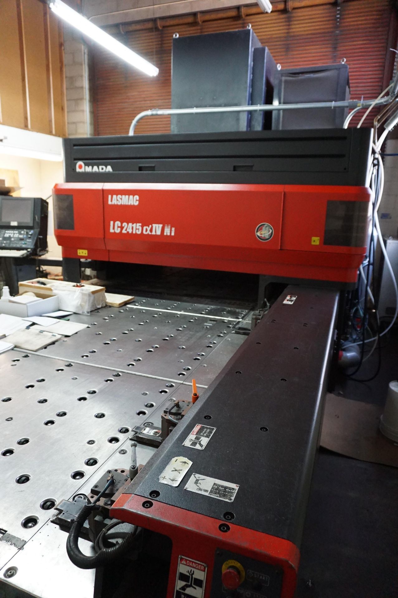 2008 AMADA LASMAC LC2415A4NT LASER S/N 45581284, 2000W LASER WITH AMADA FANUC CONTROL OSCILLATOR - Image 2 of 20