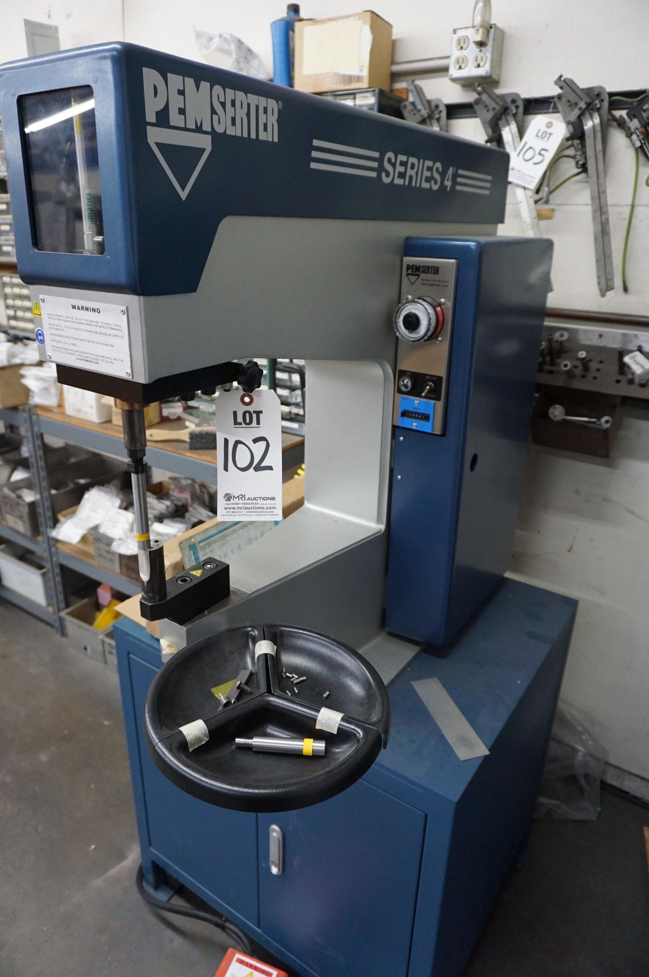 2022 PEMSERTER SERIES 4 HARDWARE INSERTION MACHINE, S/N M4-7222, RAM FORCE 400-12000 LBS, RAM STROKE - Image 2 of 7