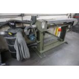 LOT TO INCLUDE: (1) PROGRESS MACHINE BELT SANDER MODEL PMC-158-5 S/N 97433, 2 HP, 3 PHASE, 6" BELT