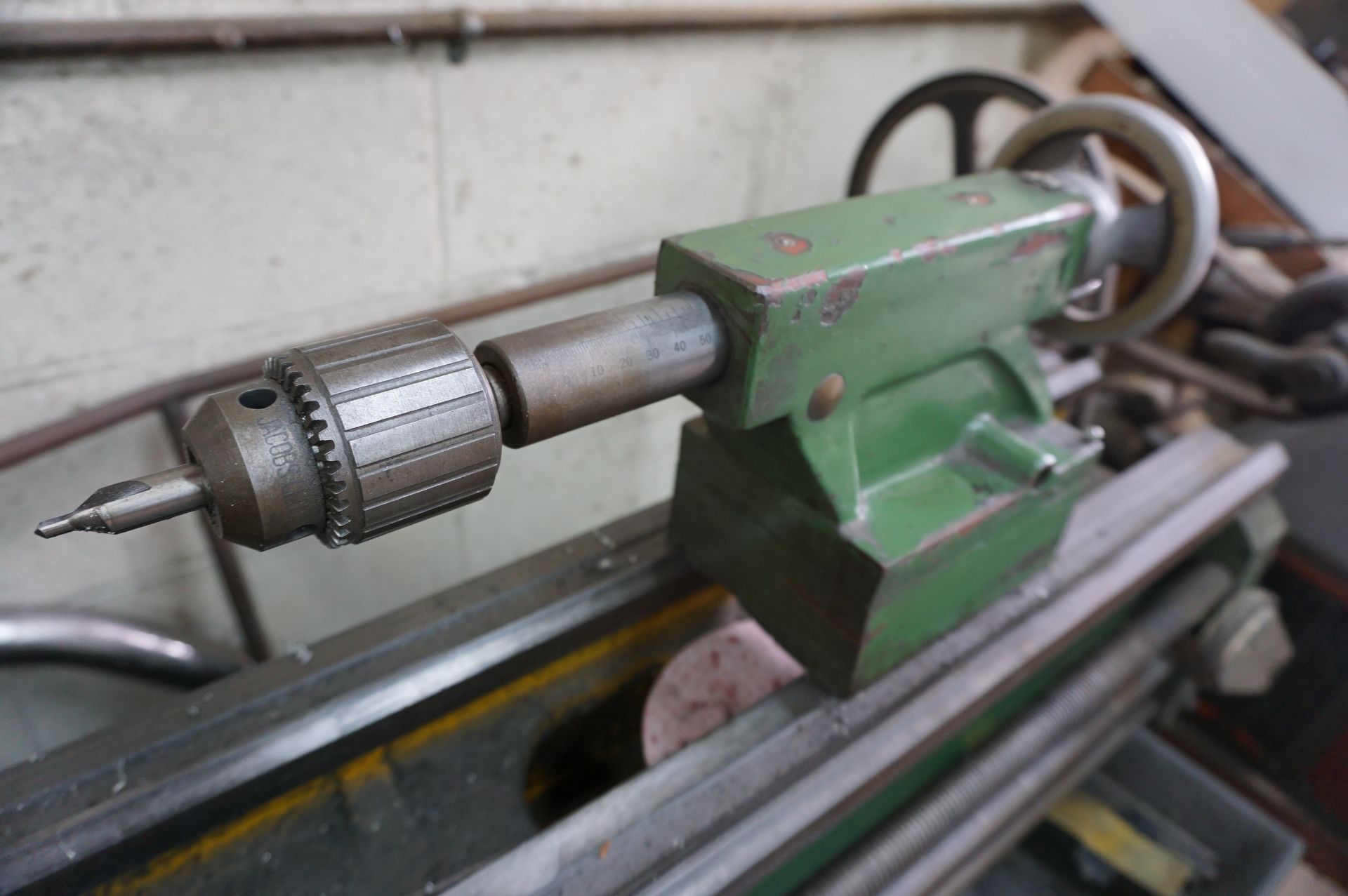 1984 ENCO MANUAL LATHE MODEL 02070 S/N 844107, 6" CHUCK, TAILSTOCK WITH JACOBS CHUCK - Image 6 of 9