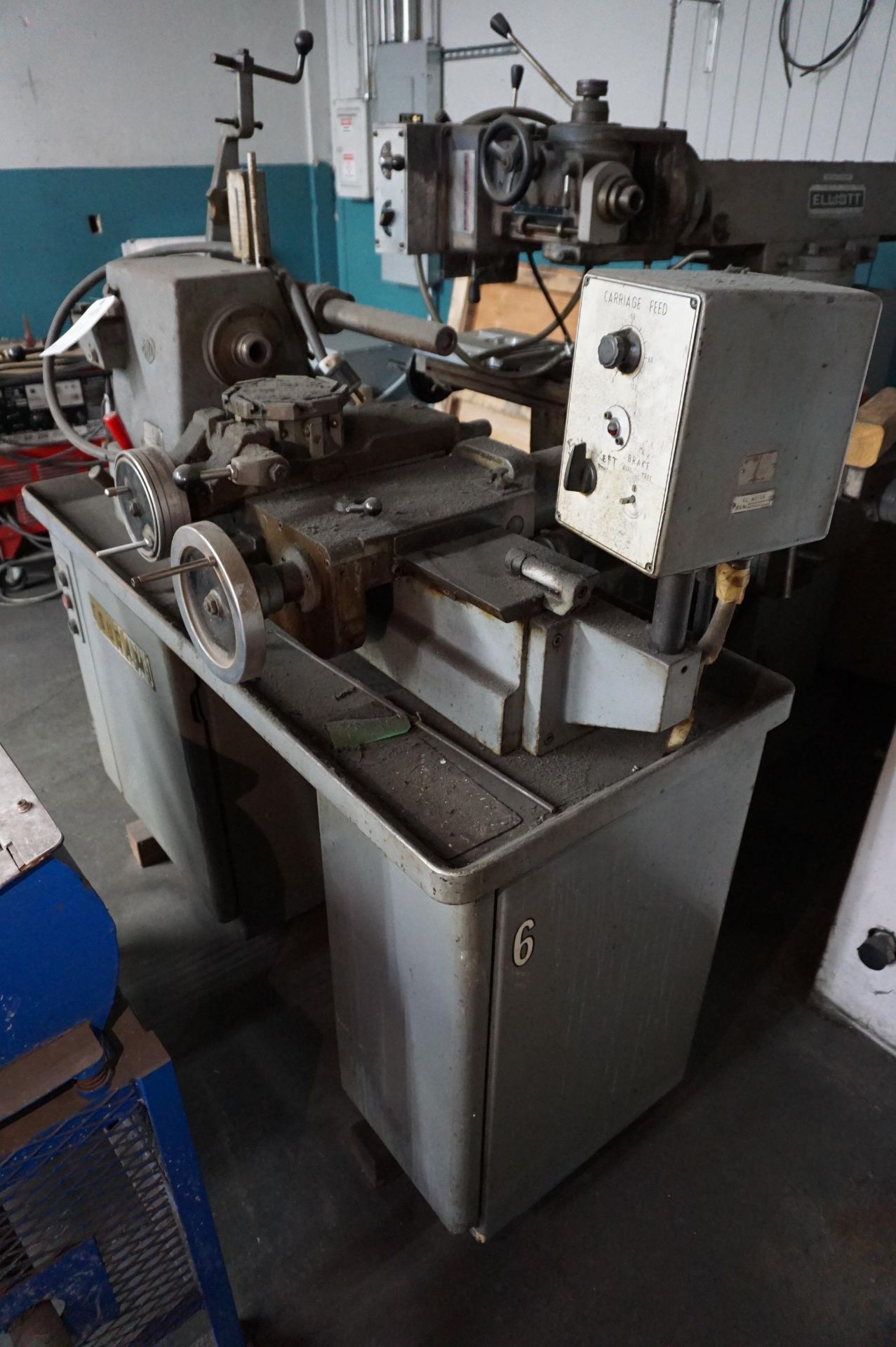 1965 TSUGAMI TURRET LATHE MODEL T-SPL, S/N 3173, NO CHUCK (NOT UNDER POWER) - Image 2 of 6