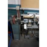 LOT TO INCLUDE: (1) 3" BELT SANDER BALDO MOTOR WITH SPARE BELTS, (1) CRAFTSMAN 1/2 HP PEDESTAL