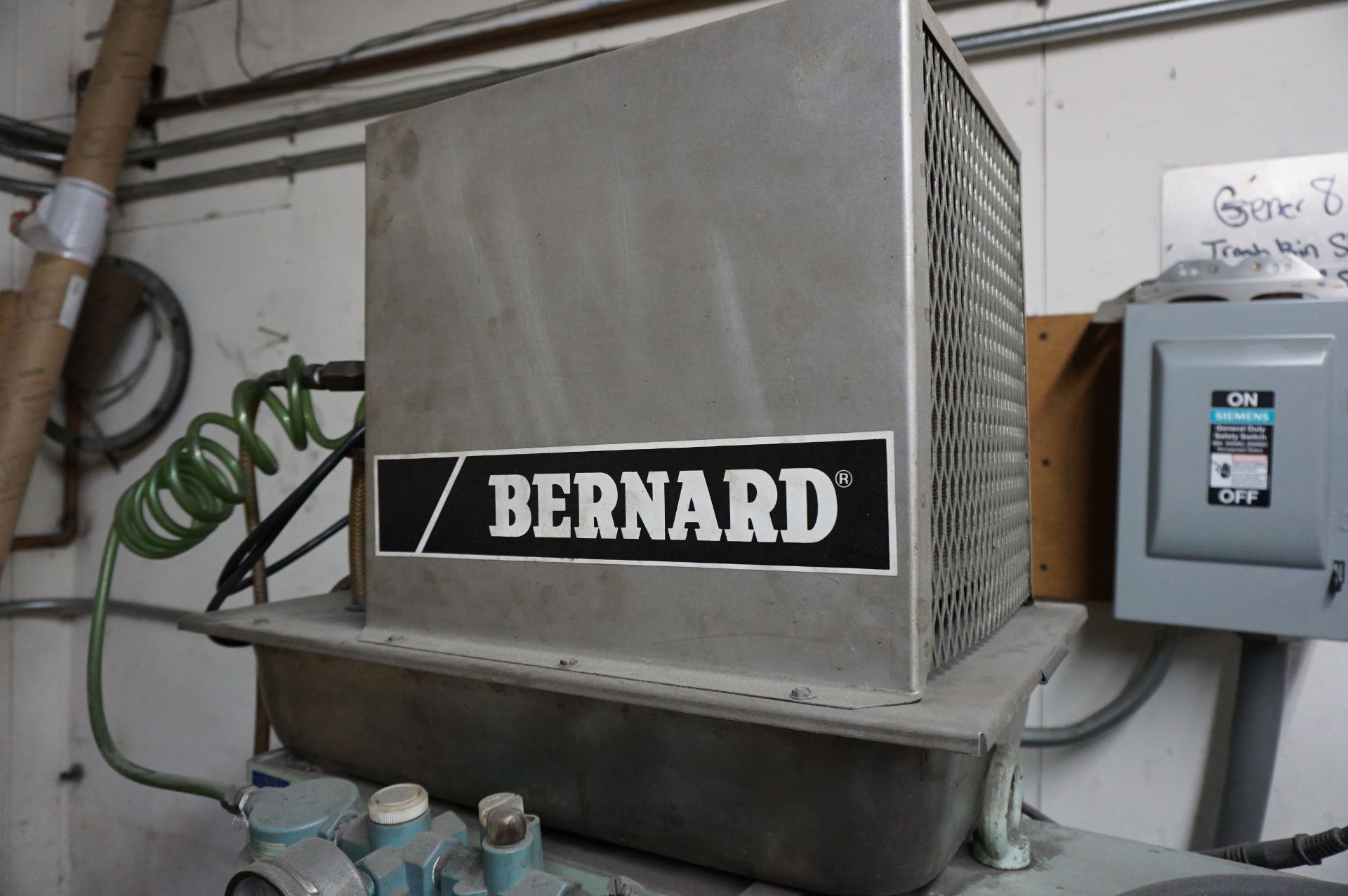 1987 KIMURA SPOT WELDER MODEL SW-358A, S/N 56936, RATED CAPACITY 33 KVA, 250 KG, BERNARD COOLER, - Image 6 of 7