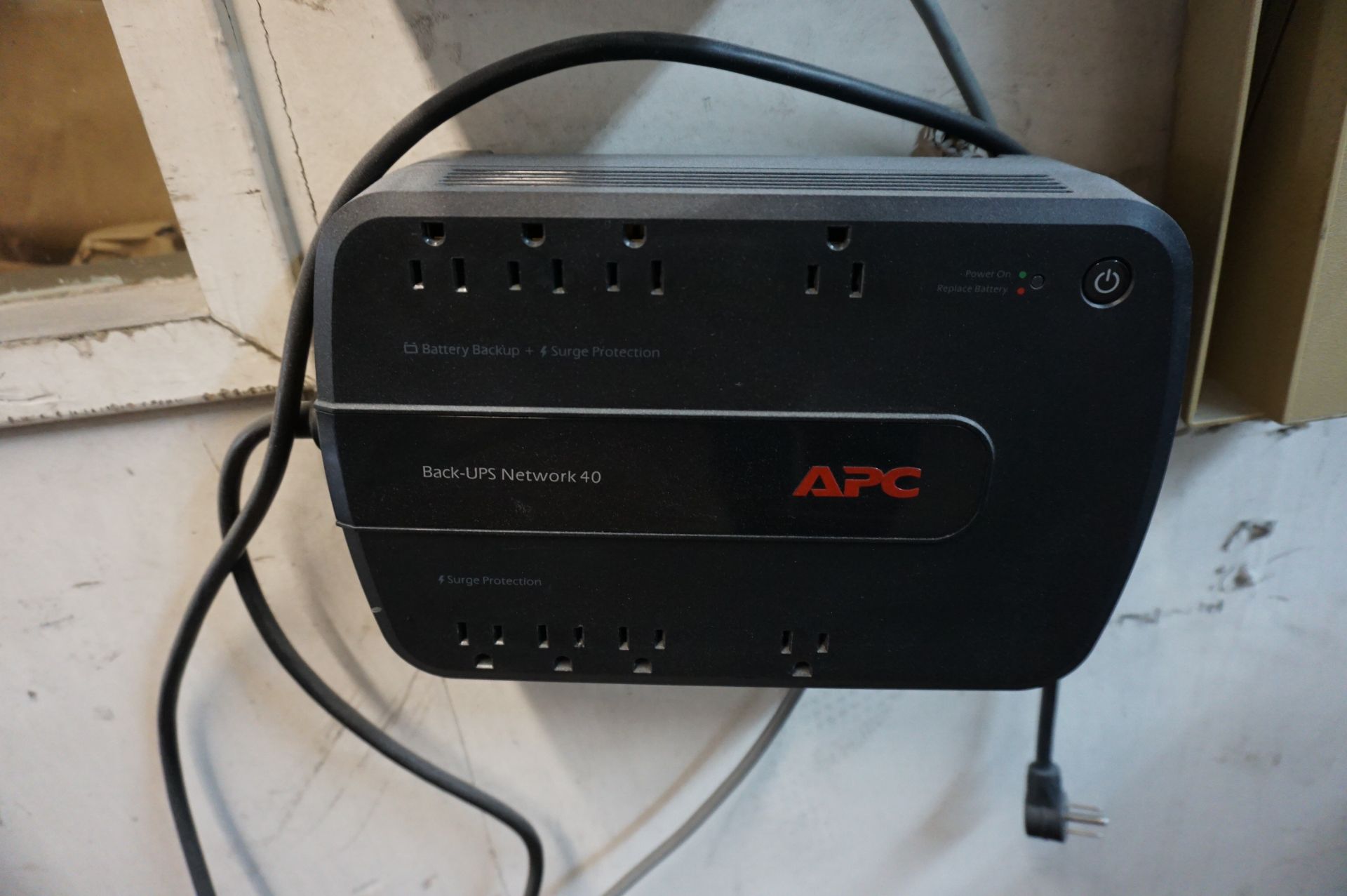 AMANO PUNCH CLOCK WITH CARD HOLDER, APC BACK-UPS NETWORK 40 - Image 2 of 4