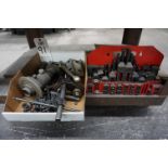 LOT TO INCLUDE: MISC. WORKHOLDING HARDWARE, VISE JAWS, VISE STOPS, TELESCOPING COLLET SPIN INDEX