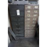 (2) STEEL CABINETS WITH CONTENTS TO INCLUDE BUT NOT LIMITED TO: MISC. BRAKE DIE SPECIAL TOOLING