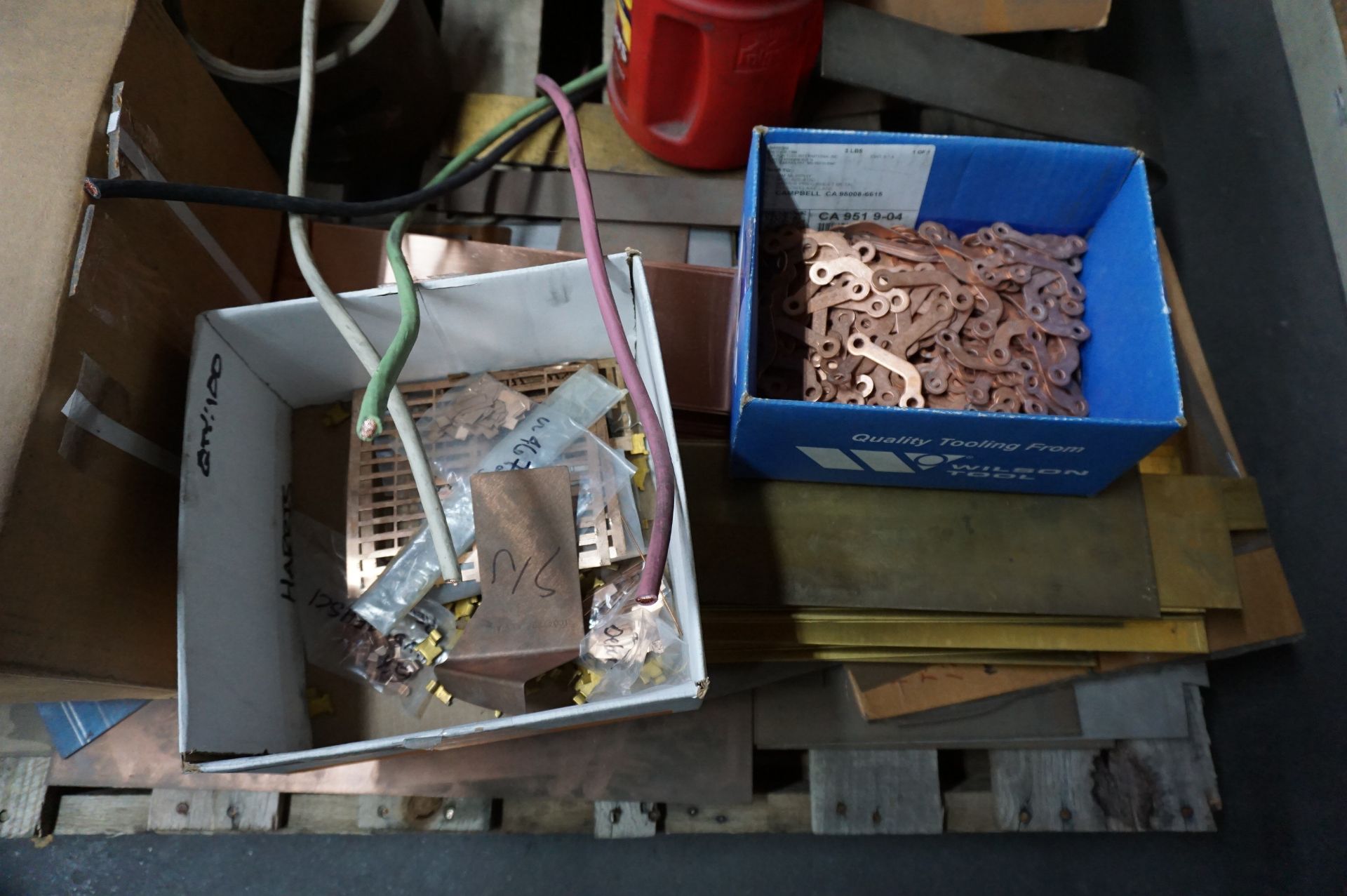 MATERIAL LOT TO INCLUDE: MISC. COPPER, BRASS, ALUMINUM, STAINLESS STEEL, AND STEEL SHEETS, VARIED - Image 12 of 14