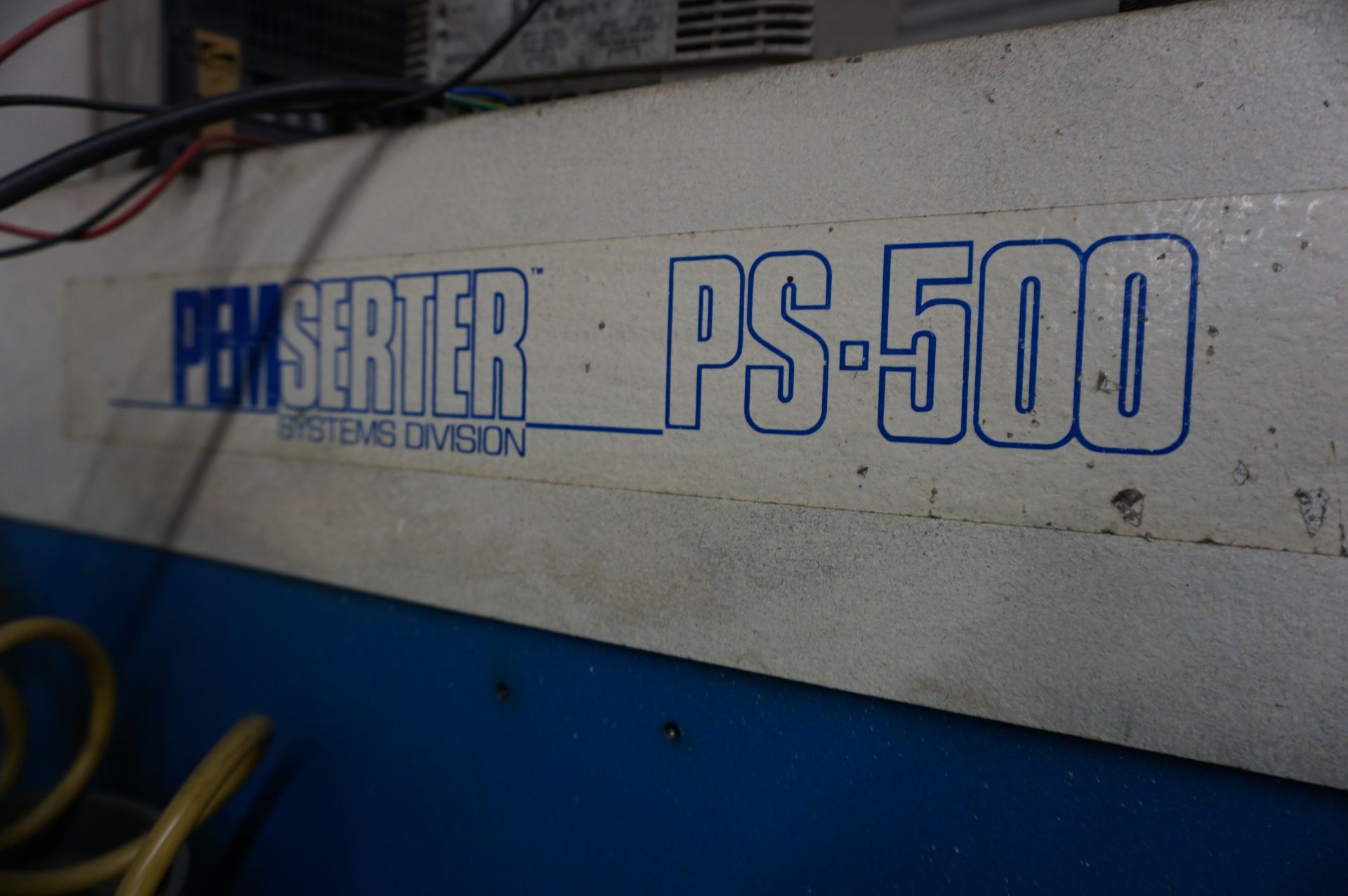 PEMSERTER PS-500 HARDWARE INSERTION MACHINE S/N 500A016, 6 TON CAPACITY *PLEASE NOTE FOR PARTS, - Image 4 of 5