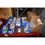 ELECTRICAL INVENTORY LOT TO INCLUDE: MISC. DINECTORS TERMINAL BLOCKS DN-T12B-A, CONTACTORS,