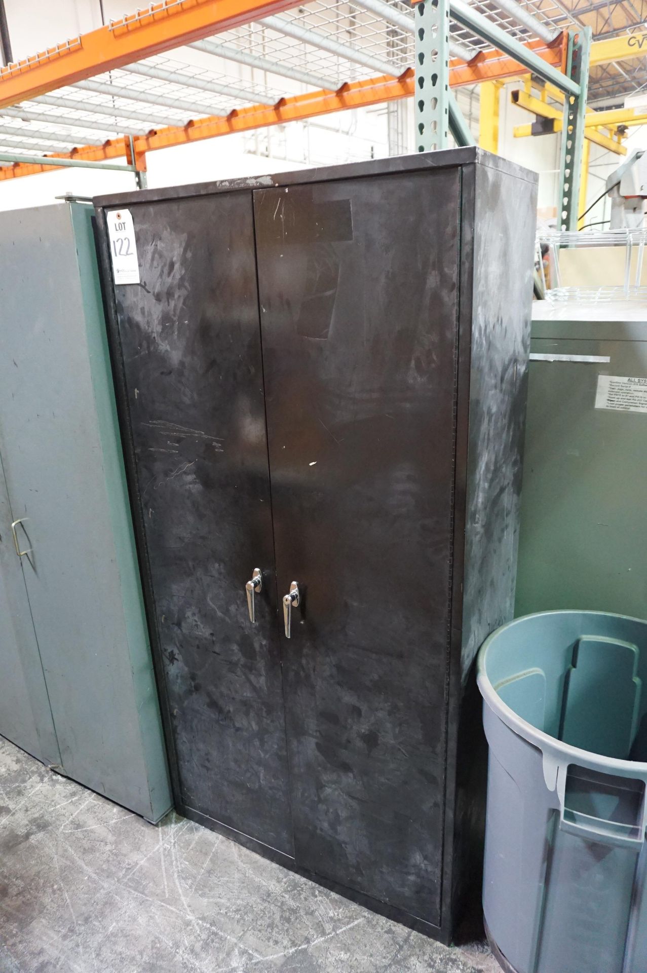 2 DRAWER STEEL SHOP CABINET, 6' H CABINET