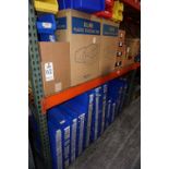 CONTENTS OF RACK TO INCLUDE: LARGE QUANTIY OF ULINE AND MISC. PLASTIC STACKABLE BINS FOR INVENTORY